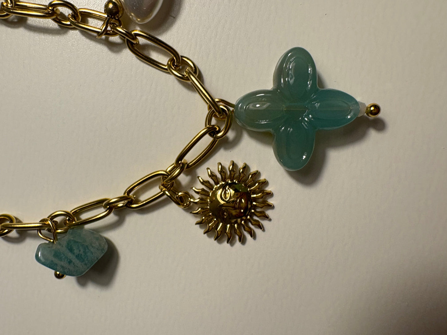 Bracelet Jade bleu ByClemy