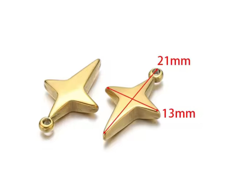 Breloques en Acier Inoxydable – Personnalise ton collier ByClemy