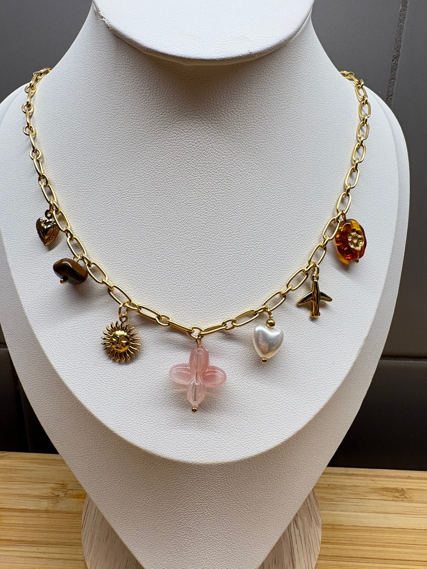 Collier Jade blanc ByClemy