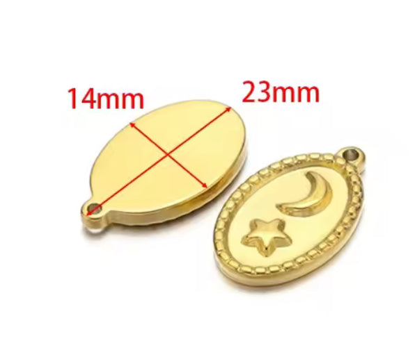 Breloques en Acier Inoxydable – Personnalise ton collier