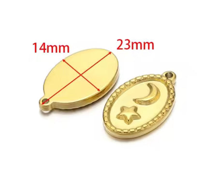 Breloques en Acier Inoxydable – Personnalise ton collier