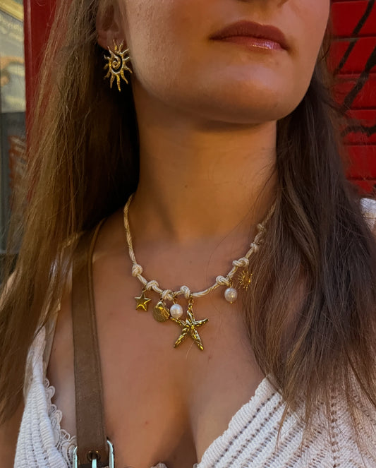 Collier « Soleil & Coquillages »