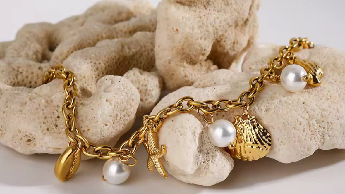 Bracelet "Perle des Vagues"