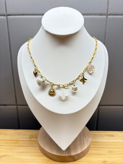 Collier Jade blanc